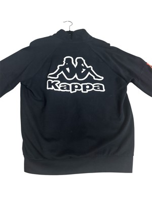 Vintage Kappa Men's Sweater Size Medium 80% Cotton With Orange Inserts