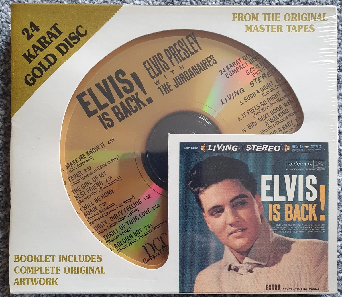 Elvis Presley Album 24k Gold Disc Music CDs for sale | eBay