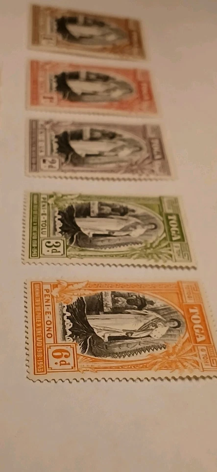 1930s Tonga Stamp Set MNH With Original Labeled Packing - Image 3 of 4