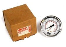 NIB LENZ 1 1/4" PRESSURE GAUGE 0-160 PSI