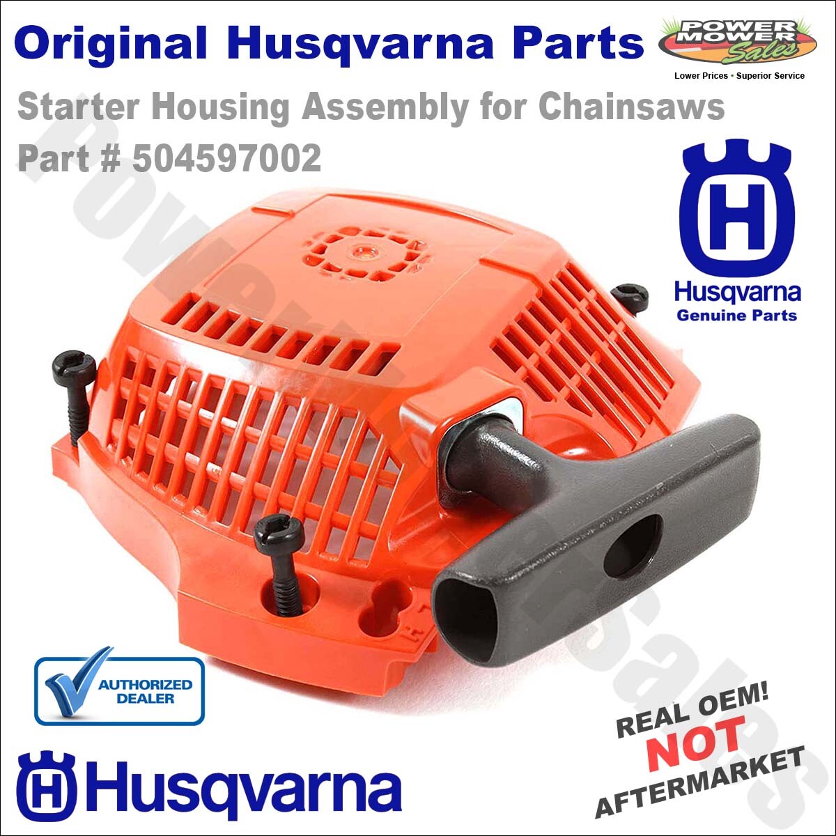 Starter Device Cpl. Husqvarna - 502 11 53-02 | Jardiforêt