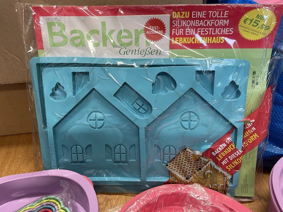 Backen & Genießen Backrezepte Backbücher + viele Silikon Backformen Torten Dekor - Bild 4 von 4