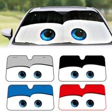 Car Windshield Sun Shade Cartoon Eye Visor SUV Auto Front Window Shield Cover