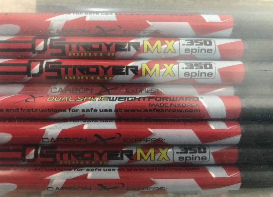 Carbon Express ARROWS D-Stroyer Mx Hunter Shafts W/inserts 350 1 doz MPN 51145 - Image 2 of 4