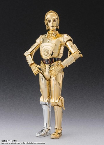 Figura de acción Bandai S.H.Figuarts C-3PO R2-D2 versión clásica Star Wars A New Hope - Imagen 10 de 24