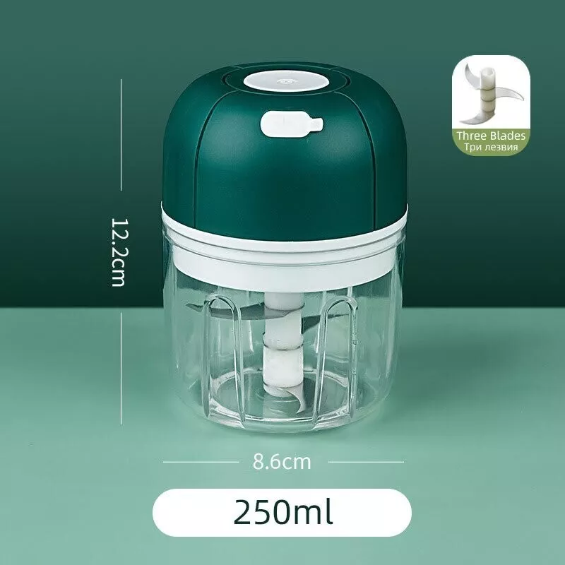 Electric Mini Food Chopper,Electric Garlic Processor,Mini Baby  Supplementary Food Blender, Wireless Portable Waterproof USB Charging Food  Mixer 