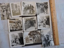 14 ORIG. 1944 WWII SNAPSHOT PHOTOS ABOUT 3"X3" EACH