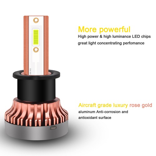 2x Extremely Bright 8000K Ice Blue 60W H3 COB LED Fog Light Bulbs Set For Lexus - Picture 3 of 12