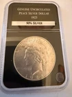 1923 Peace Silver Dollar Uncirculated