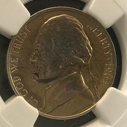 1963 5C Proof Jefferson Nickel NGC PF66       3512465-076