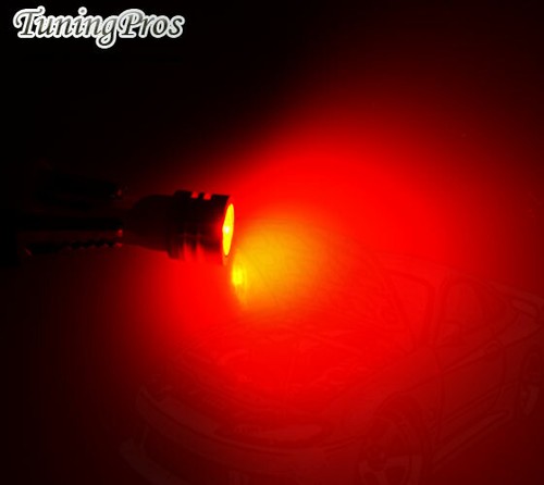 2pcs of T10 Wedge LED Parking Light High Power Red Light Bulbs One Pair 3652 - Picture 3 of 3