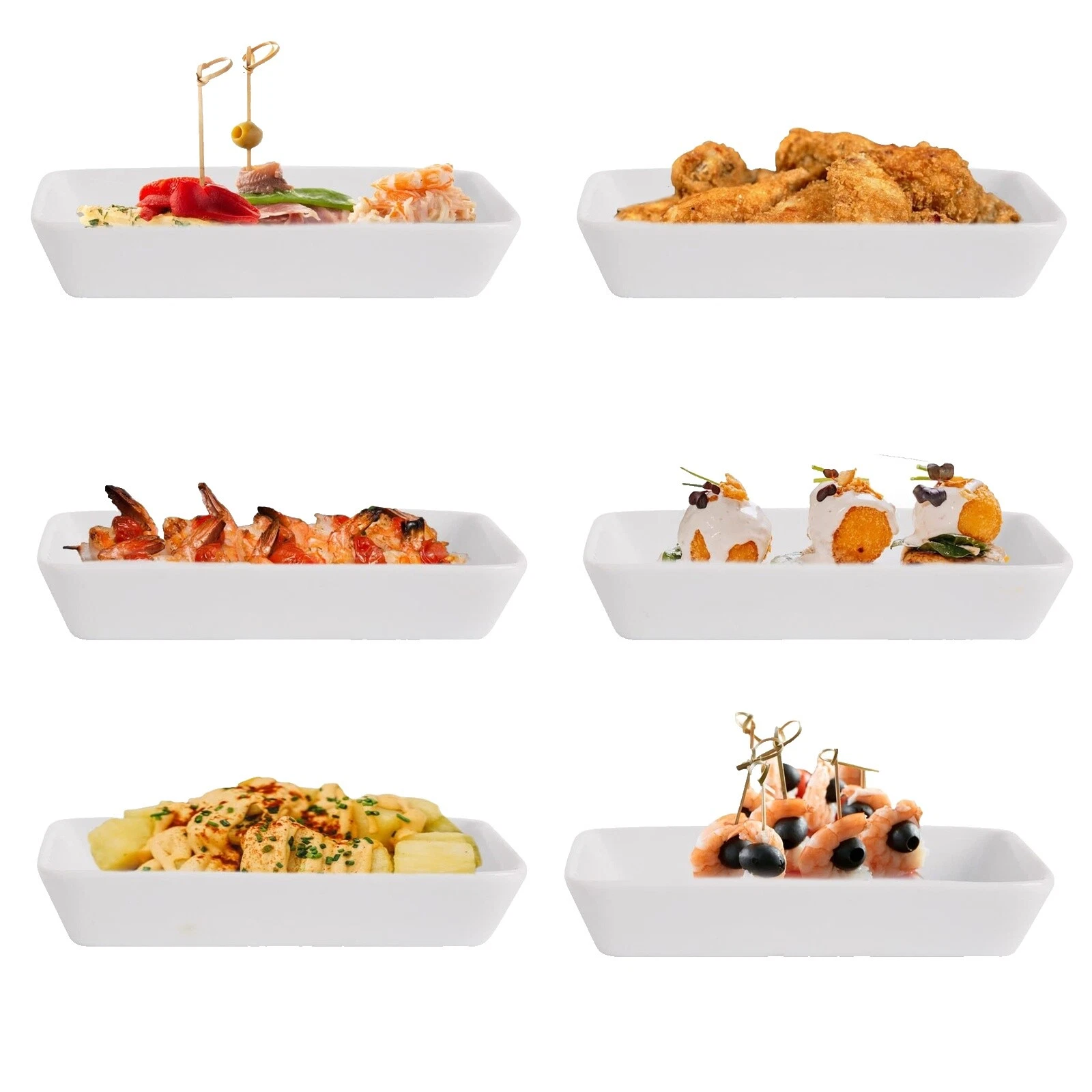 Tazones de vajilla de porcelana Essentials