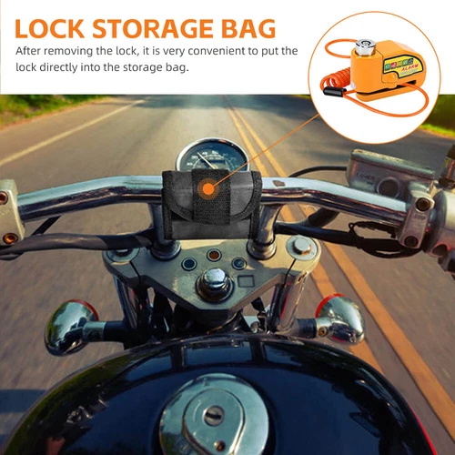 Motorcycle Alarm Disc Lock Motor Bike Brake Security Electric Rotor Bicycle Lock - Picture 10 of 12