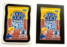 2013 TOPPS WACKY PACKAGES SER10 ROLD GOLD PRETZ-ICLES BLACK PARALLEL & CANVAS 19