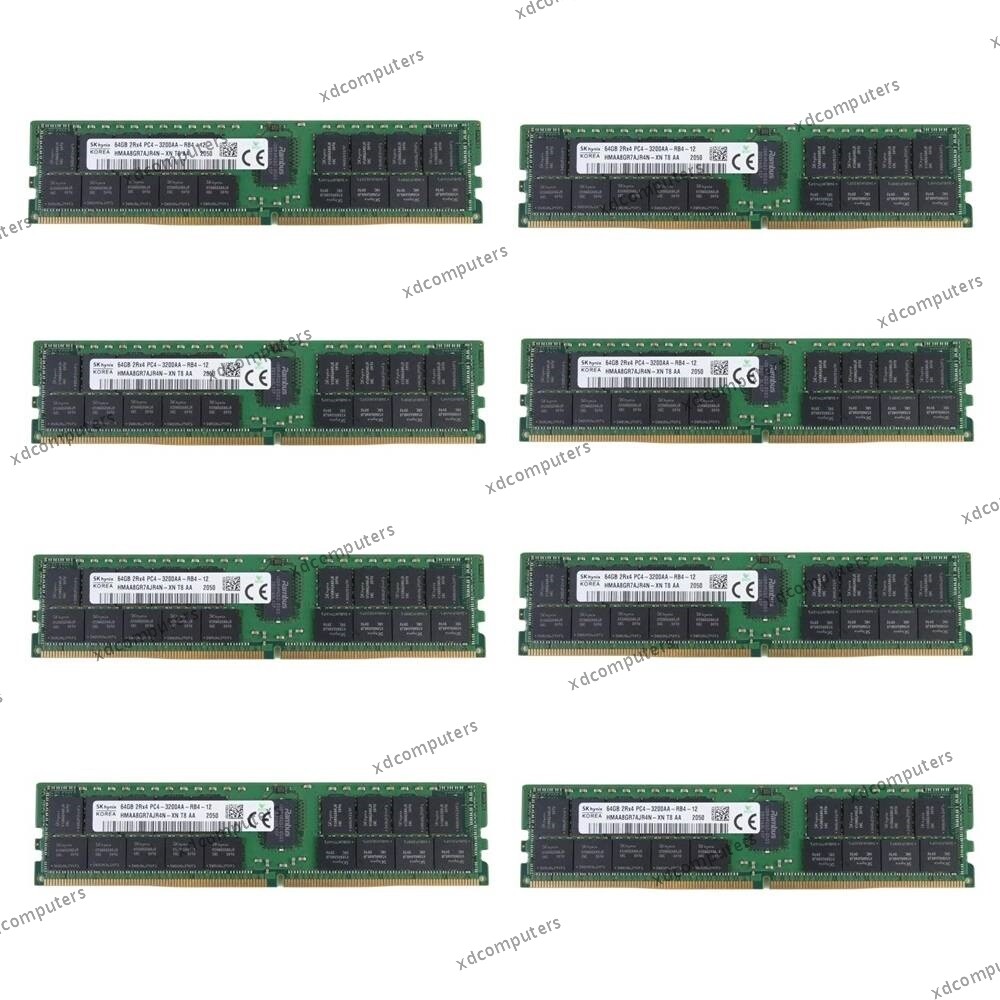 SK hynix 8GB DDR4 ECC Reg　合計64GB SK Hynix（8 x 64GB）512GB 3200MHz REG ECC RAM DDR4 DIMM PC4