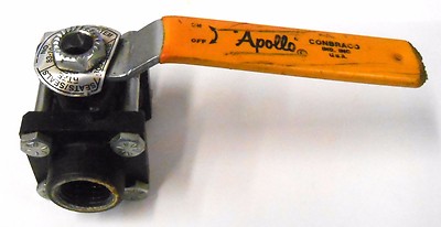 APOLLO 1/2'' BALL VALVE, 83-100-01, A108 BALL/STEM, 1000 WOG