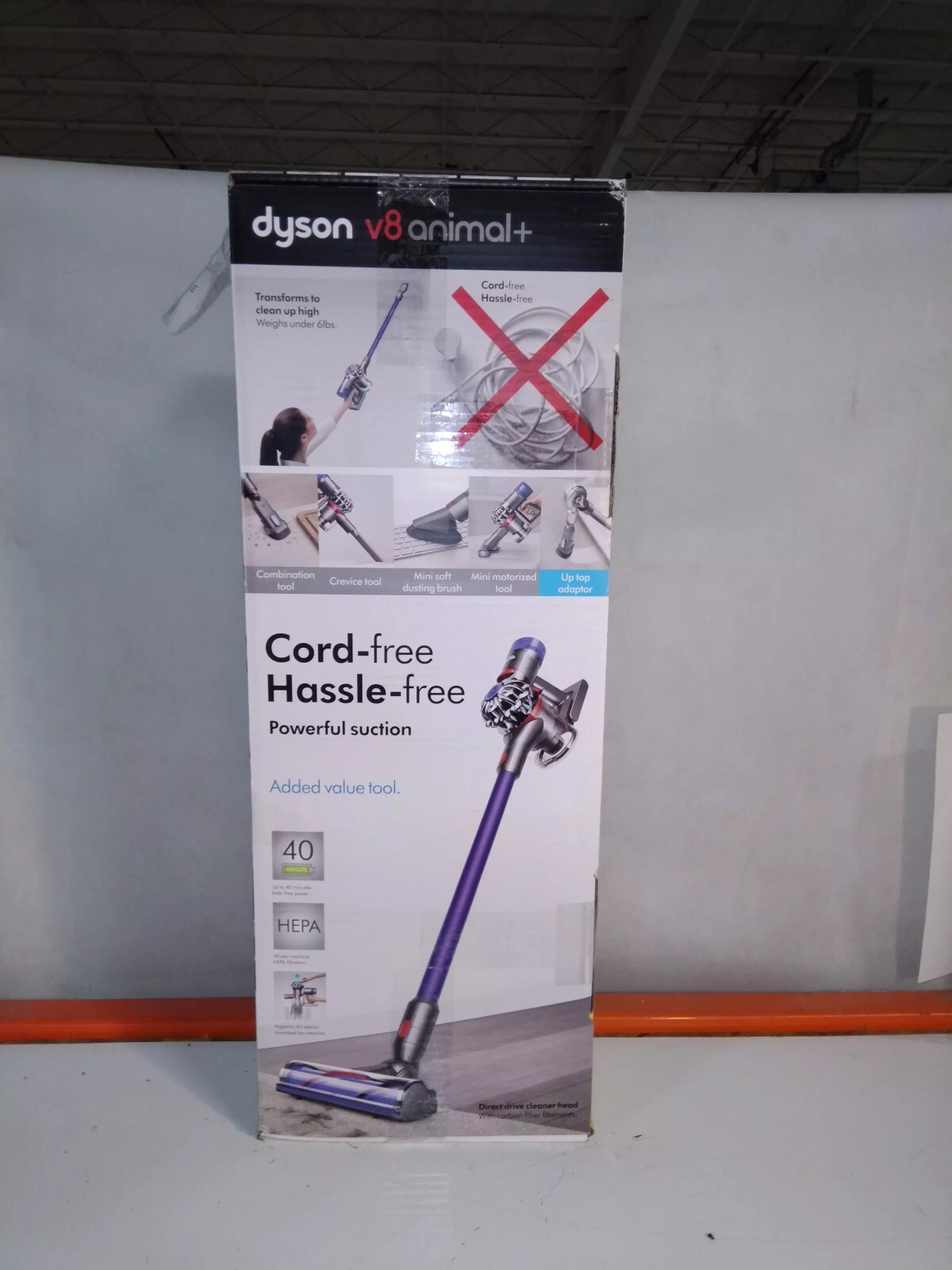 Dyson V8 Animal+ 21.6V Cordless Vacuum Cleaner Purple 885609017792 eBay