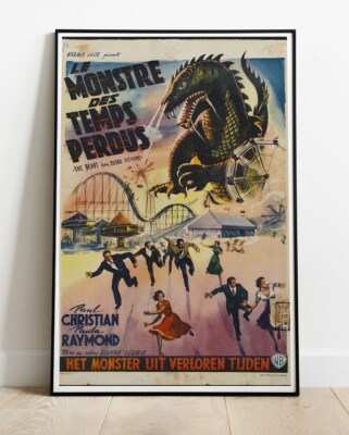 Beast From 20000 Fathoms Repro Filmposter 36''x24'' /#1282