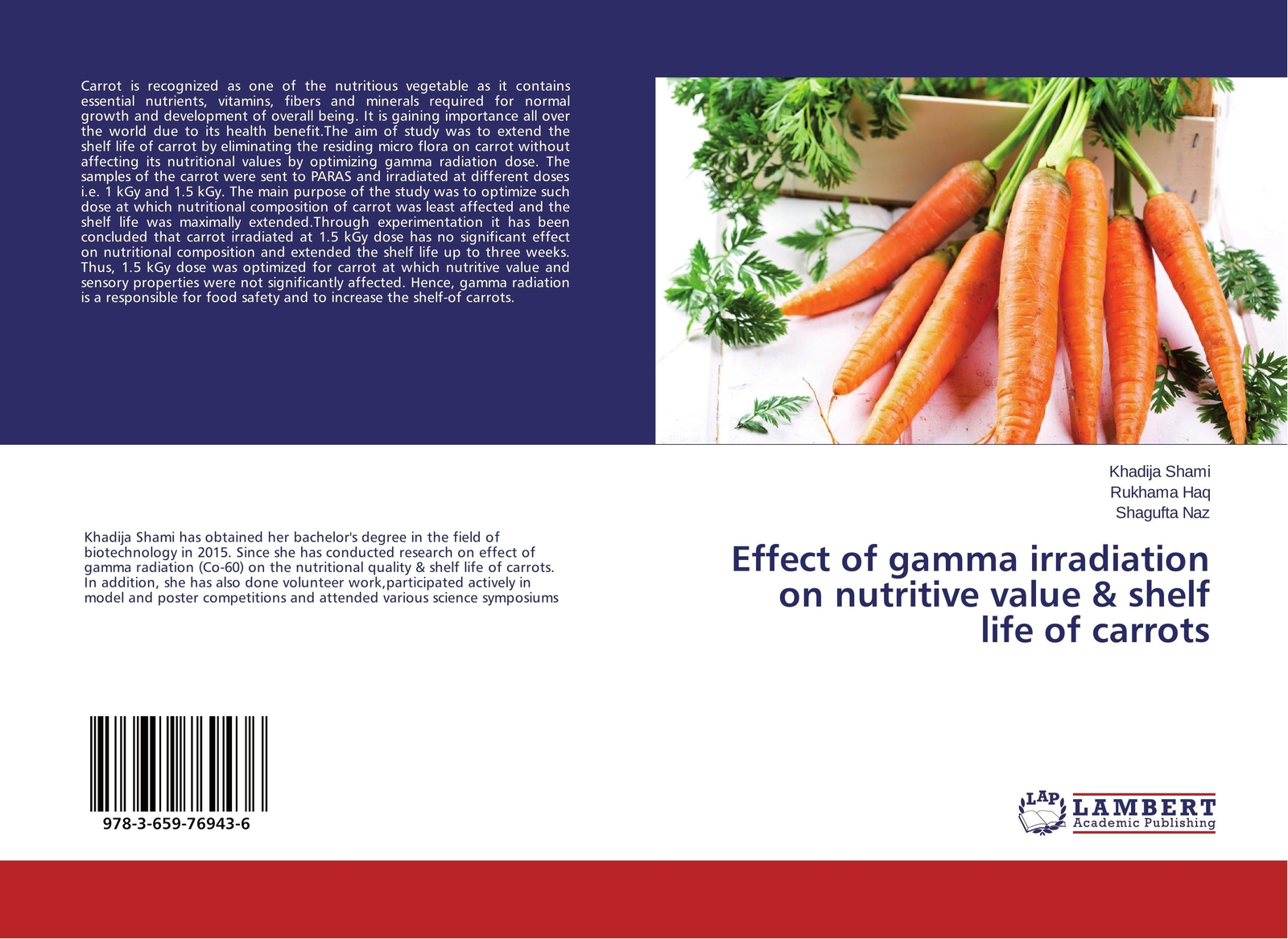 Thumbnail - Khadija Shami (u. A.) | Effect Of Gamma Irradiation On Nutritive Value