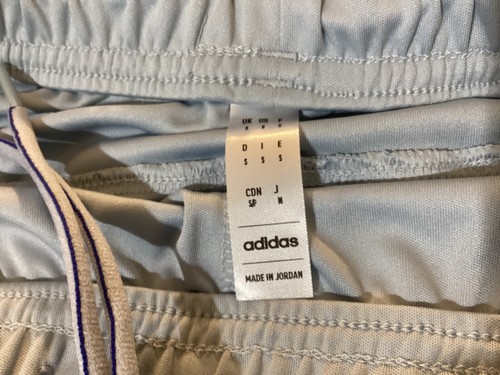 adidas Aeroready Blue 3 Side Stripe Zipper Pockets Shorts Men's Sz S NWT - Picture 7 of 15