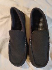 Isotoner Men's Memory Foam MicroTerry Lined Hoodback Eco Comfort Slippers 11-12