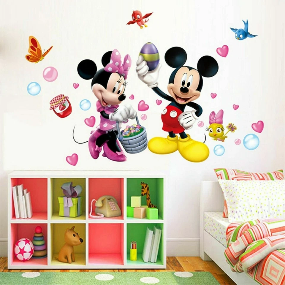 Wandtattoo Mädchen Minnie Mouse Disney Baby Kinderzimmer Wandsticker Aufkleber - Bild 3 von 4