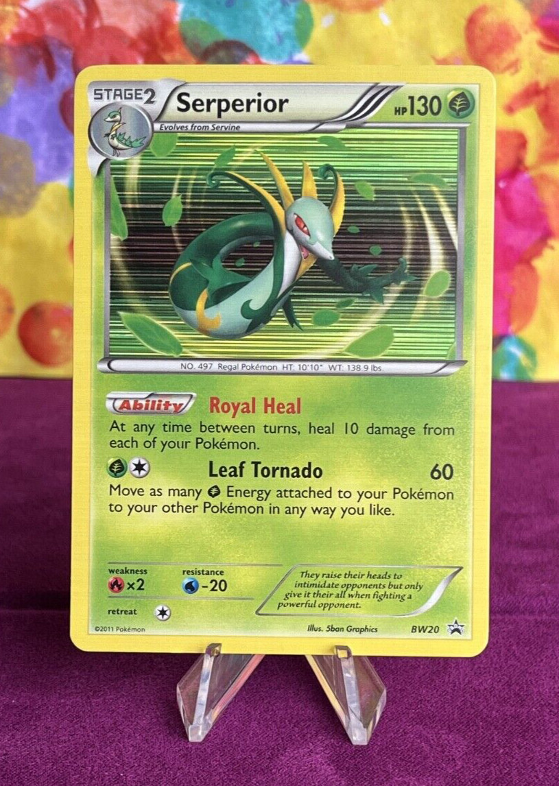 Pokémon TCG; Serperior BW20 Holographic Black Star Promo