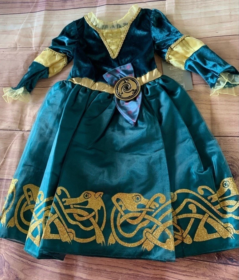 Disfraz Princesa Mérida Valiente Disney Store Niña Talla 3 Foto 2 de 4