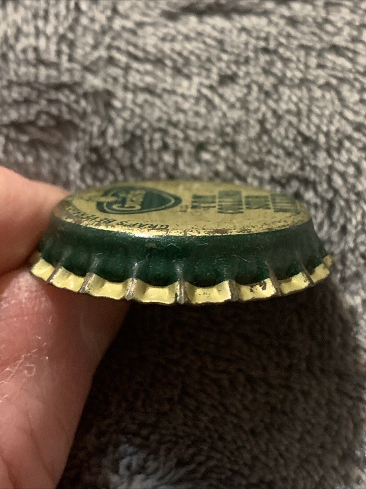 Vintage Graf’s Tom Collins Sour Mixer Soda Cork Bottle Cap Milwaukee