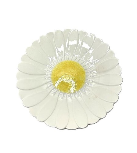 Vintage 50er Jahre 7er Set Gien France Gänseblümchen Blume Porzellan Teller RAR - Bild 3 von 7