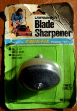 New KWIK-FIX Lawnmower Blade Sharpener for 1/4" & 3/8" Drills