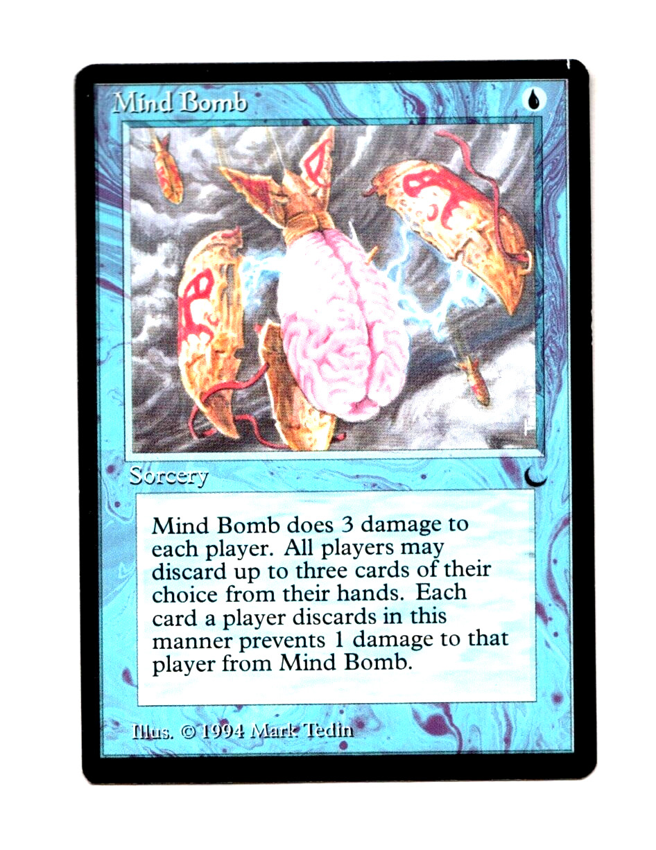 MTG Mind Bomb NM- The Dark Magic the Gathering ~ Free Shipping ~
