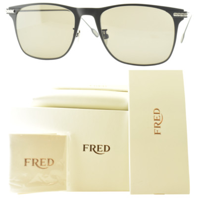NEW!! FRED FG40009U 02H Black Square Mens Sunglasses