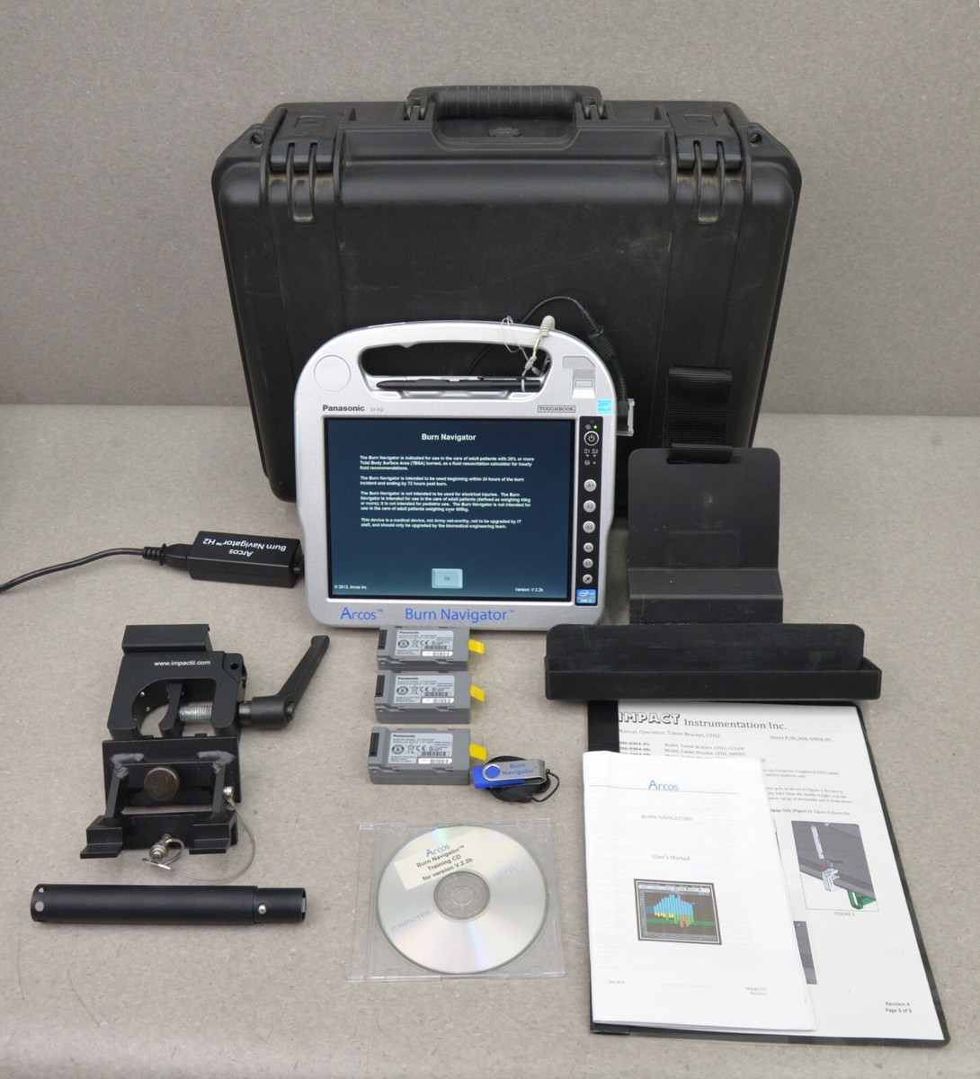 Arcos Burn Navigator H2 Transport Panasonic Toughbook REF 1125 W