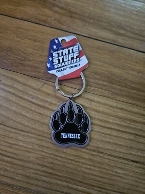 Tennessee Smoky Mountains Bear Claw Souvenir Collectible Keychain