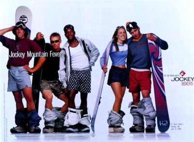 K2 Team Riders Vashon WA. Jockey Mountain Fever 1998 Original Print Ad 8 x 11''
