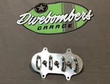 Light Weight Bomber Style Triple 12v Switch Panel, Custom aluminum Hotrod LED