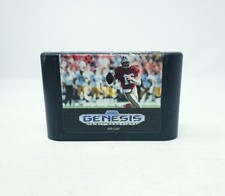 NFL Sports Talk Football 93 Starring Joe Montana (Sega Genesis) Cart Only