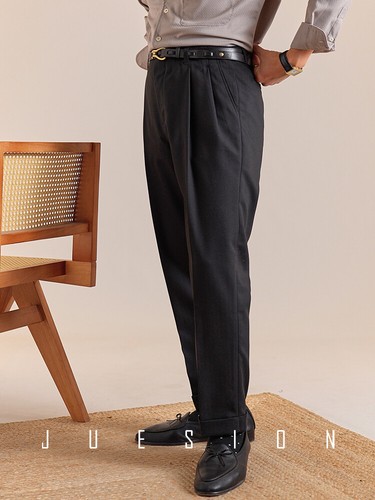 Men's Business Formal Pants Breathable Straight Leg Pants Trousers Casual Pants - Bild 8 von 12