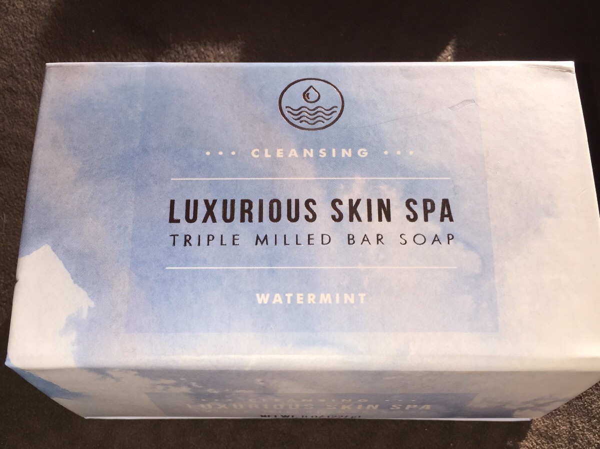 Luxurious Skin Spa Triple Milled Bar Soap 8oz Watermint Scent - Boxed