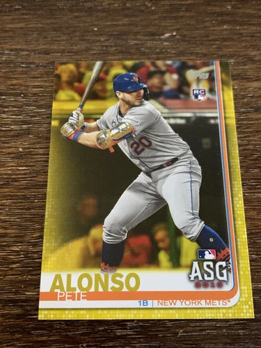 2019 Topps Update Walgreens Yellow #US47 Pete Alonso AS RC ROOKIE MINT