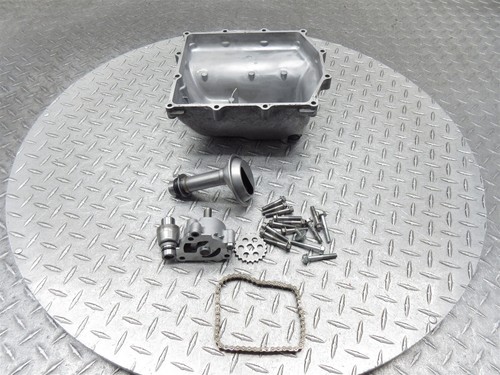 2004 02-06 Honda RC51 RVT1000 SP2 Oil Pan Sump Pump Engine Belly Lower Cover Lot - Picture 6 of 11