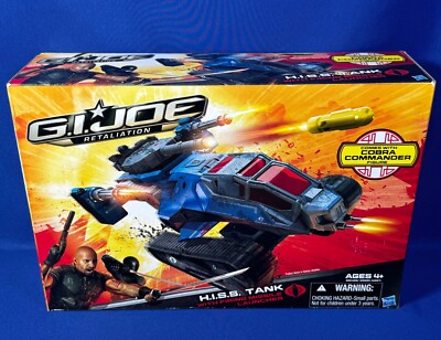 New - GI Joe H.I.S.S. TANK Cobra Commander FIRING MISSILE LAUNCHER