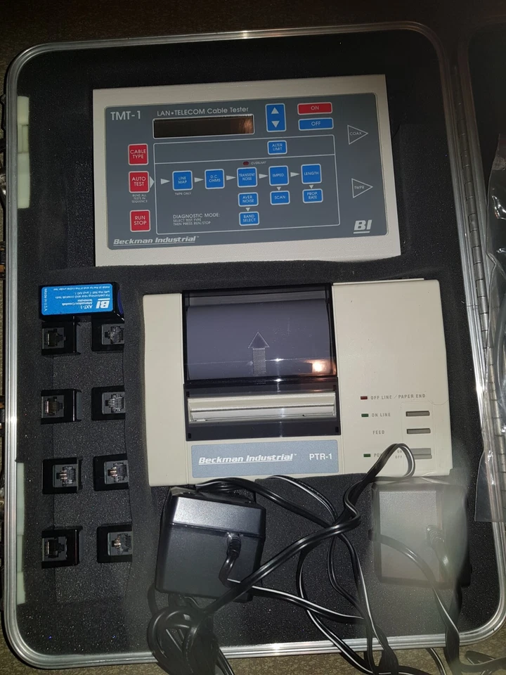 Beckmann Industrial Tmt-1 Typ IV Lan Kabel Tester Drücker TOP Zustand Conditio - Bild 4 von 4