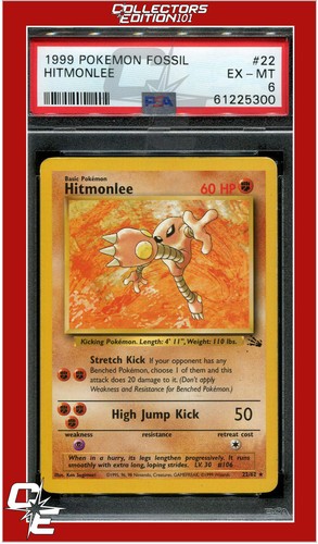 Hitmonlee (Unlimited) graded PSA 6 for sale on eBay