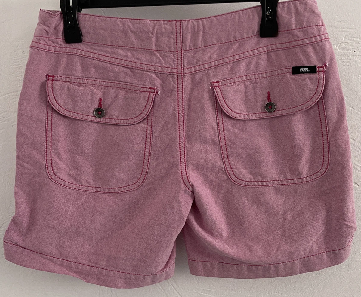 Vans shorts womens clearance Pink