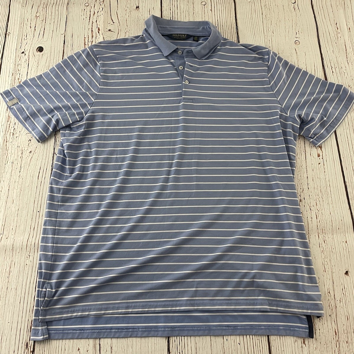 Ralph Lauren Polo Golf Wicking Striped Short Sleeve Polo