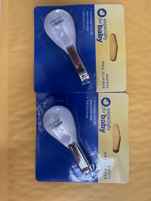Baby Safety Bulb Nail Clipper   Curved Design   2 Pack   New