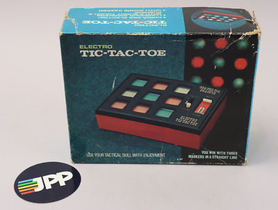 超貴重！ 懐かし オモチャ ELECTRO TIC-TAC-TOE 電動ゲーム Vintage 1972 Electro Tic Tac Toe Electronic Game by Waco in Box w