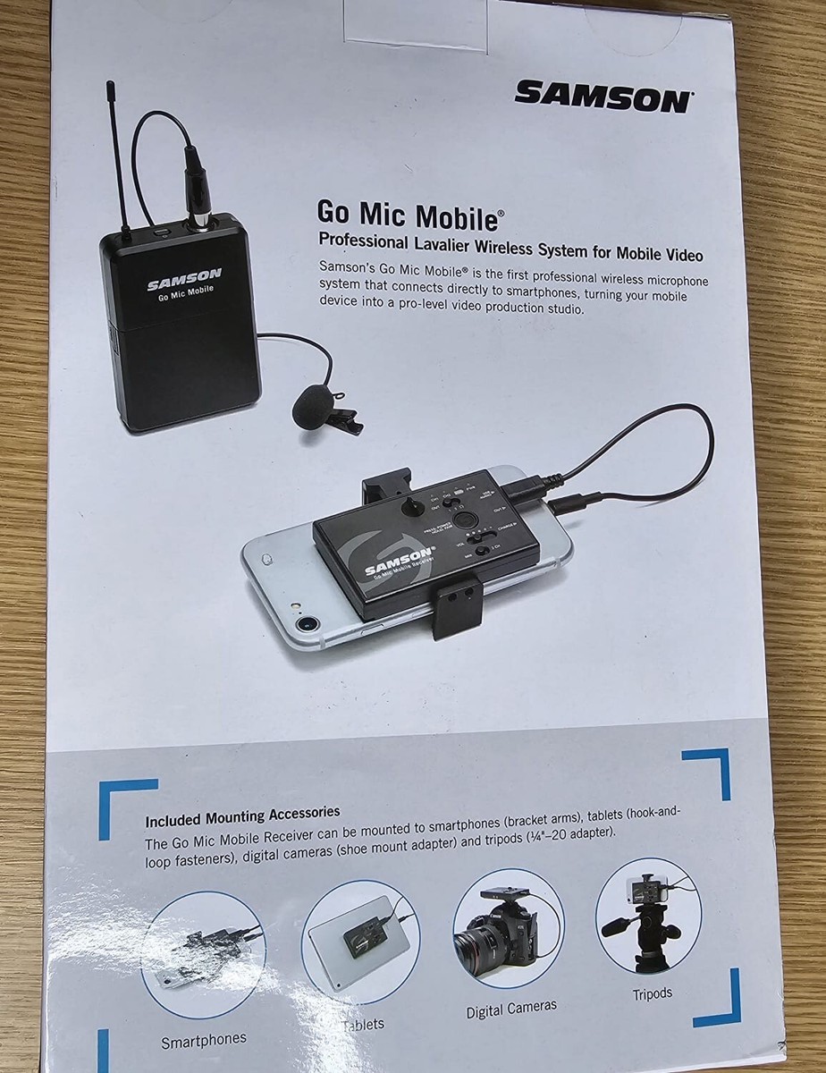 Samson Iphone Microphone For Iphone Samson Go Mic Mobile Wireless System - Includes ...